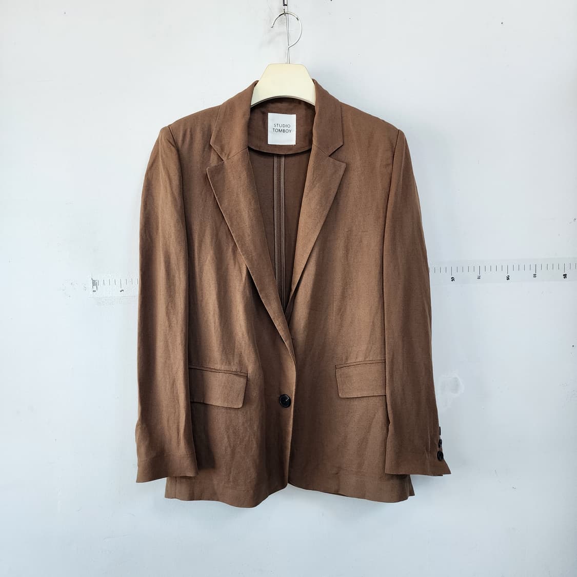 스튜디오 톰보이 브라운 블레이저 자켓 상품이미지1