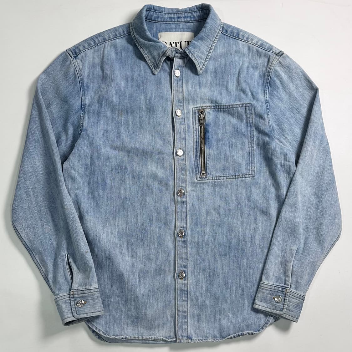 세터 데님 셔츠 자켓 상품이미지1