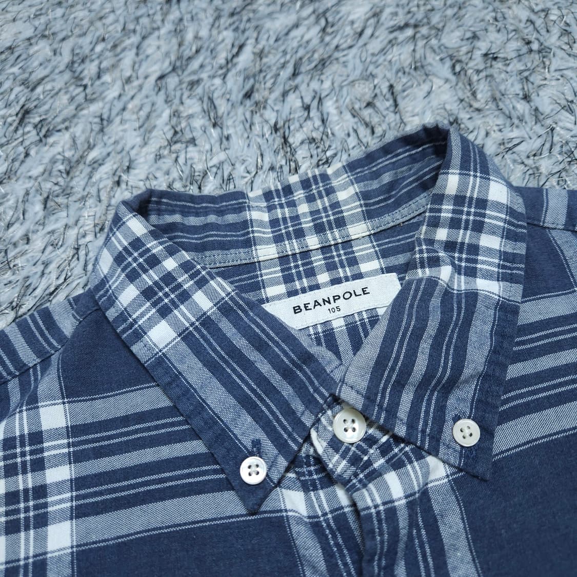 빈폴)105 남자 체크남방셔츠 / 왕눈이샵 상품이미지8