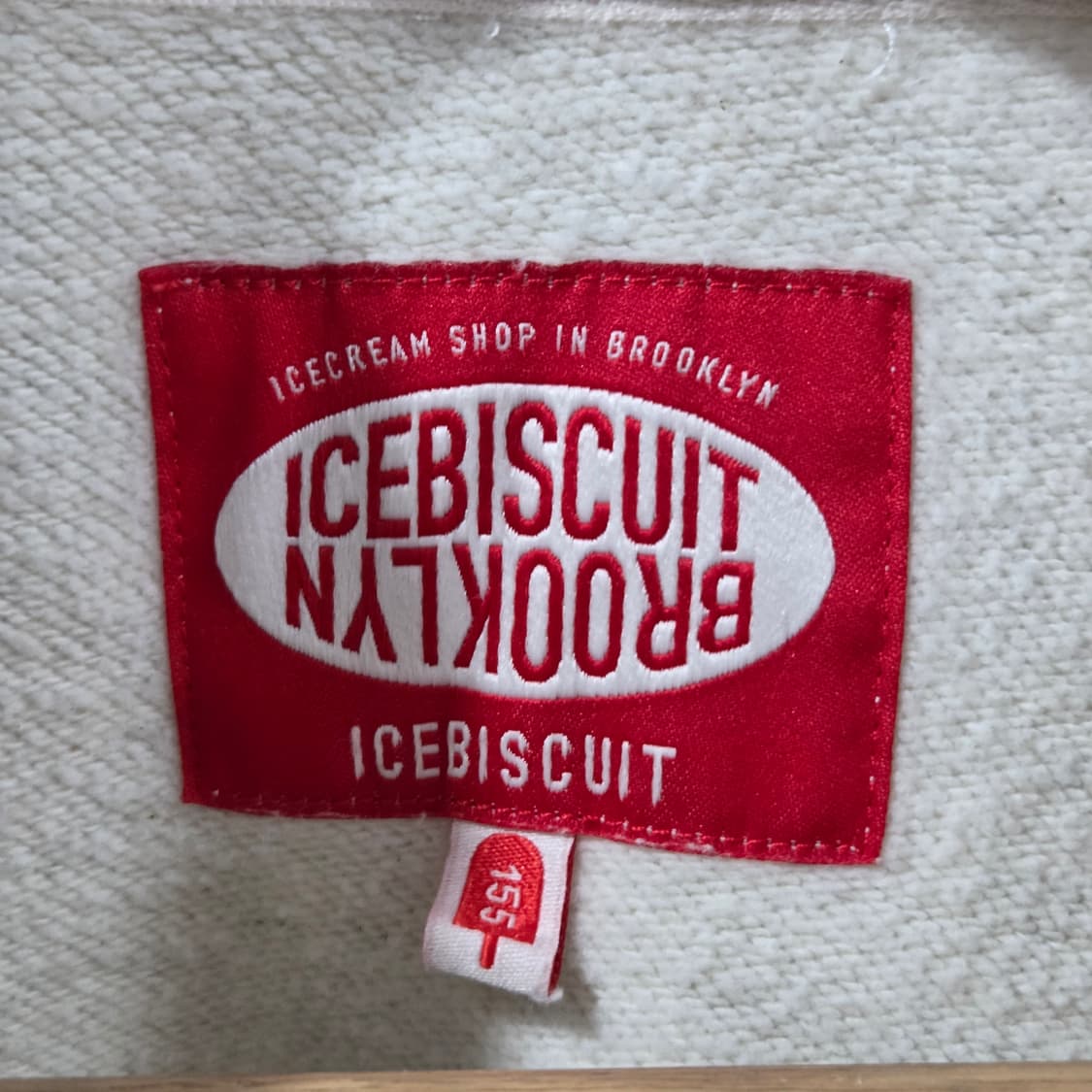 아이스비스킷 키즈 풀오버 하프집업 맨투맨 155 상품이미지3