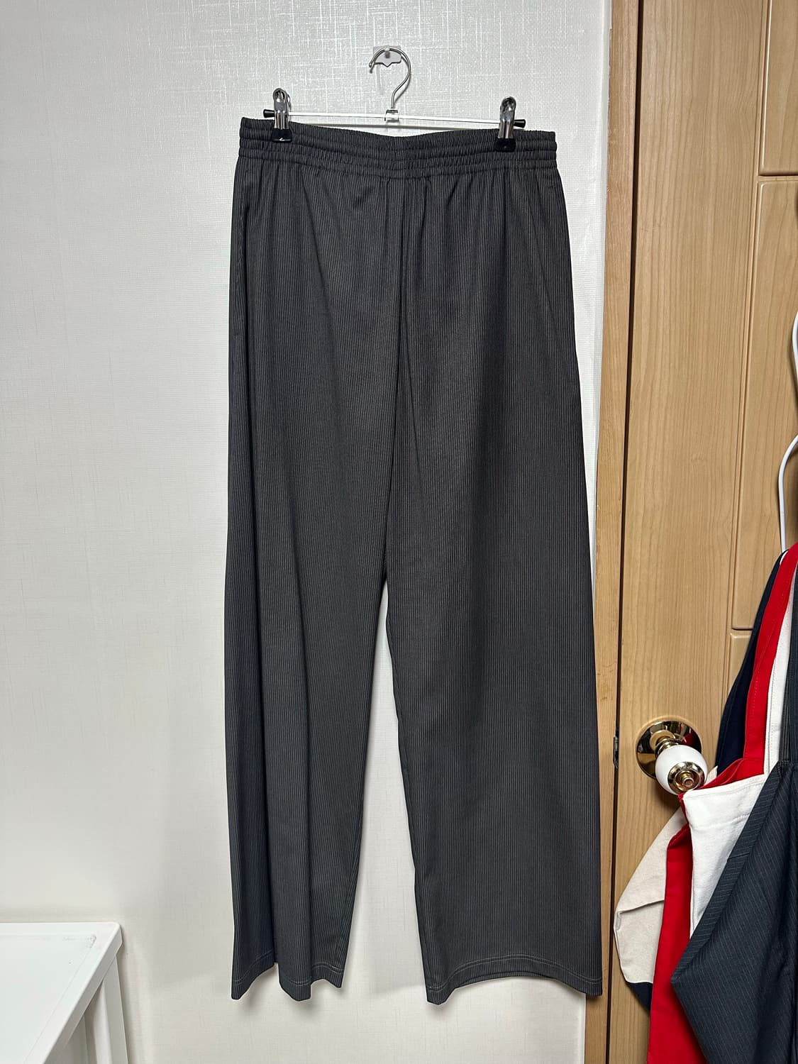 mudule pajama pants / grey stripe 상품이미지3