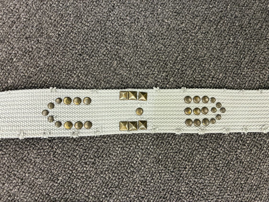 Japanese vintage y2k 그레이 스터드 벨트 상품이미지4