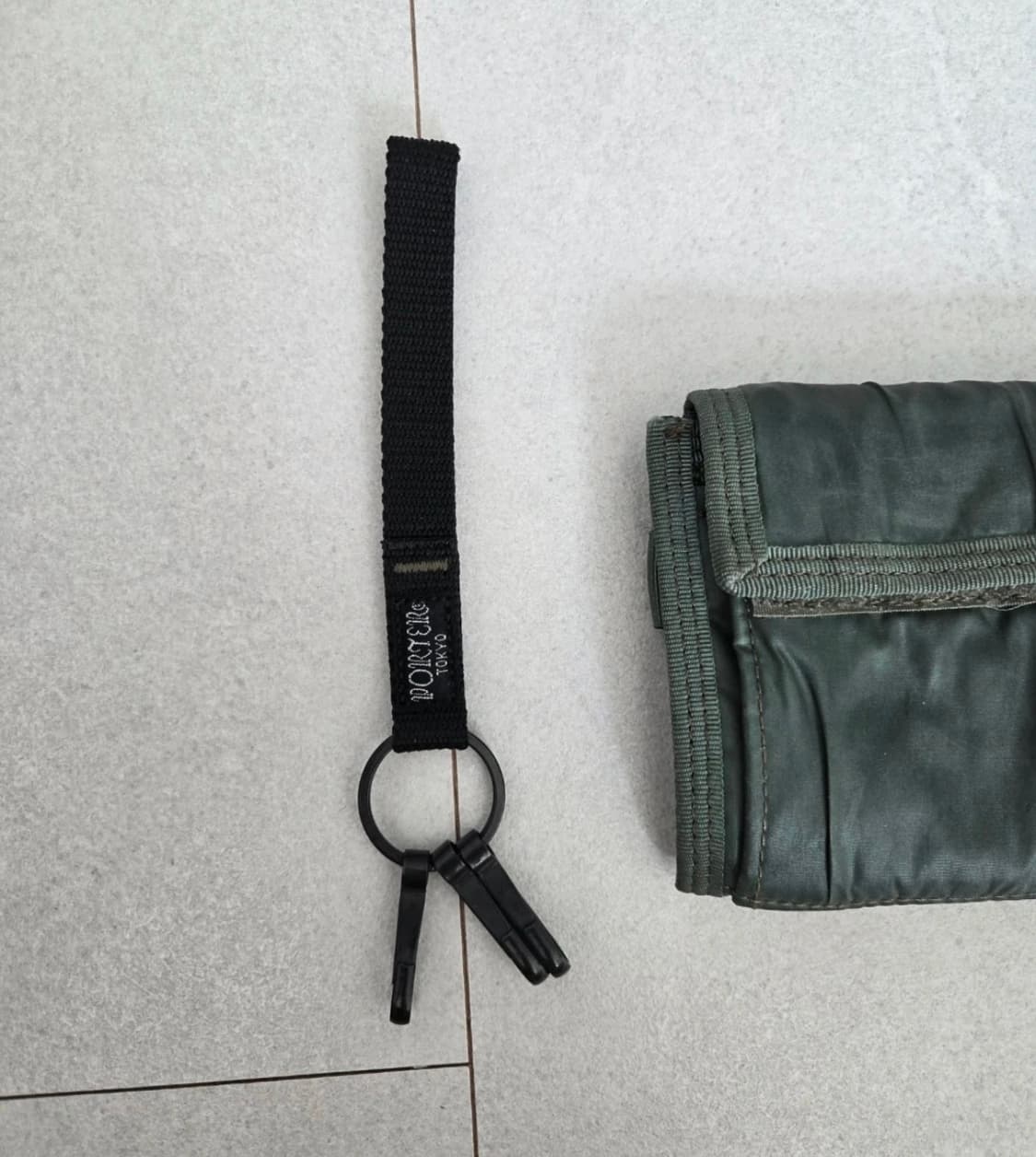 포터 탱커 반지갑 세이지그린 상품이미지6