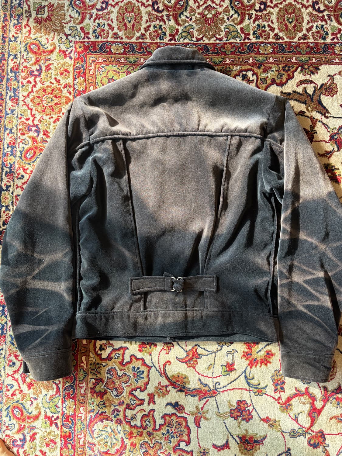 21AW jiyongkim 벨벳 트러커 자켓 상품이미지2