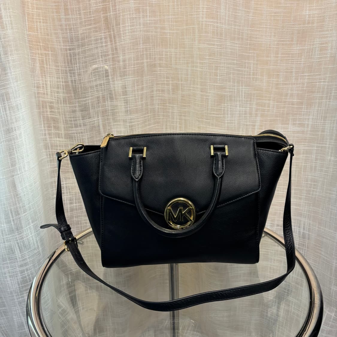 정품 마이클코어스 가죽 투웨이 토트백    상품이미지1