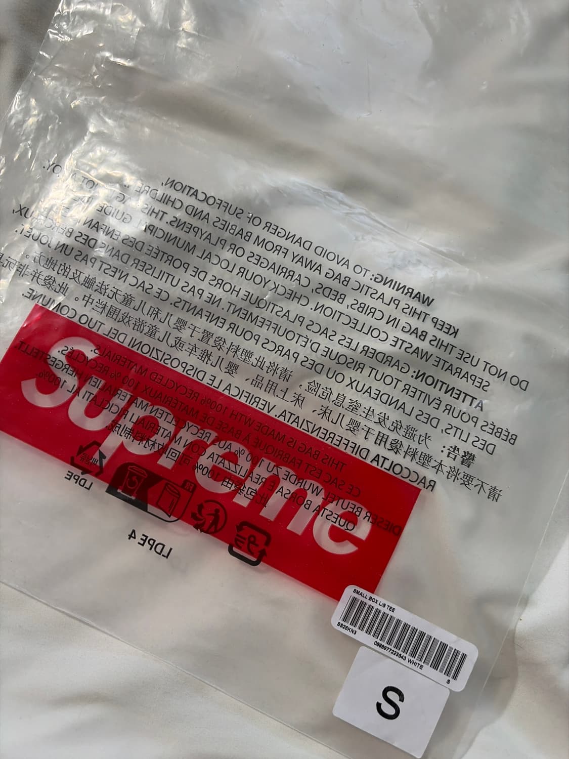 슈프림 스몰 박스 로고 롱슬리브 상품이미지5