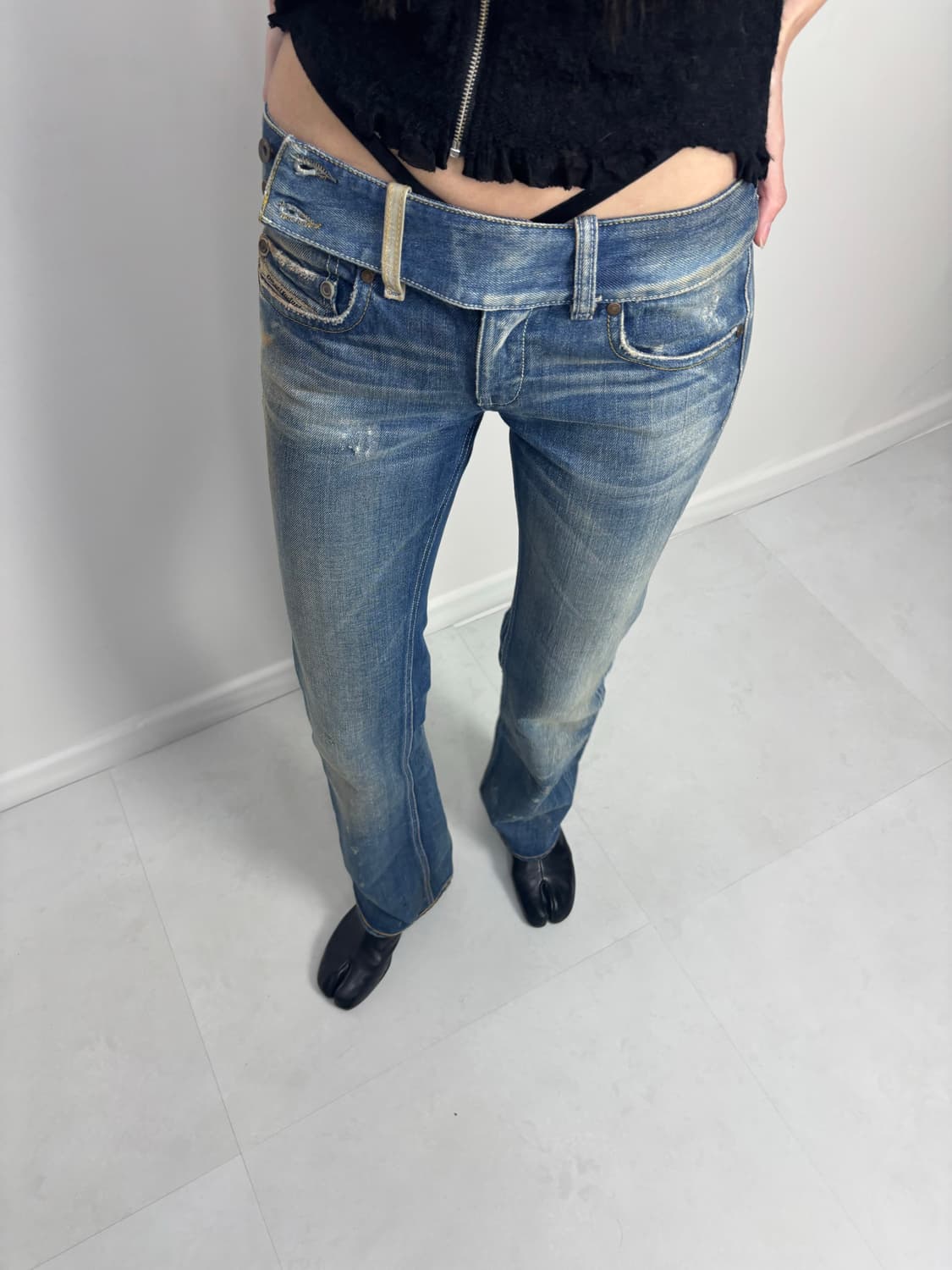DIESEL BELTED WAIST BOOTCUT DENIM 상품이미지7