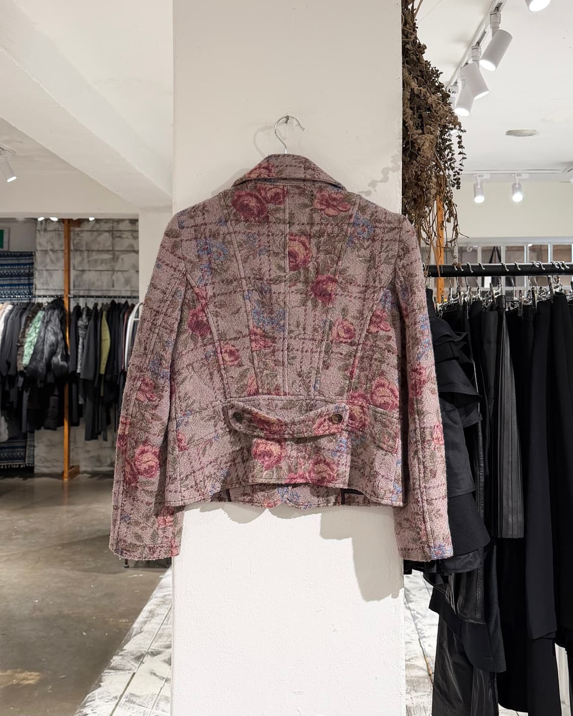 에트로 핑크 플라워 패턴 니트 울 자켓 상품이미지7