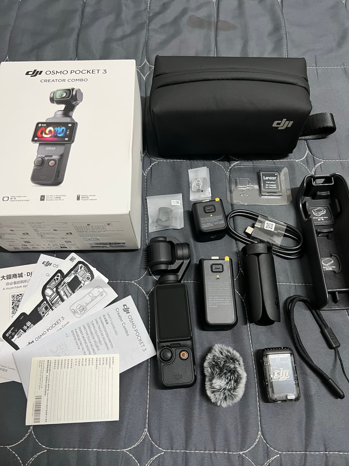 DJI 오즈모 포켓 3 크리에이터 콤보 풀세트 + 렉사 SD카드 상품이미지1