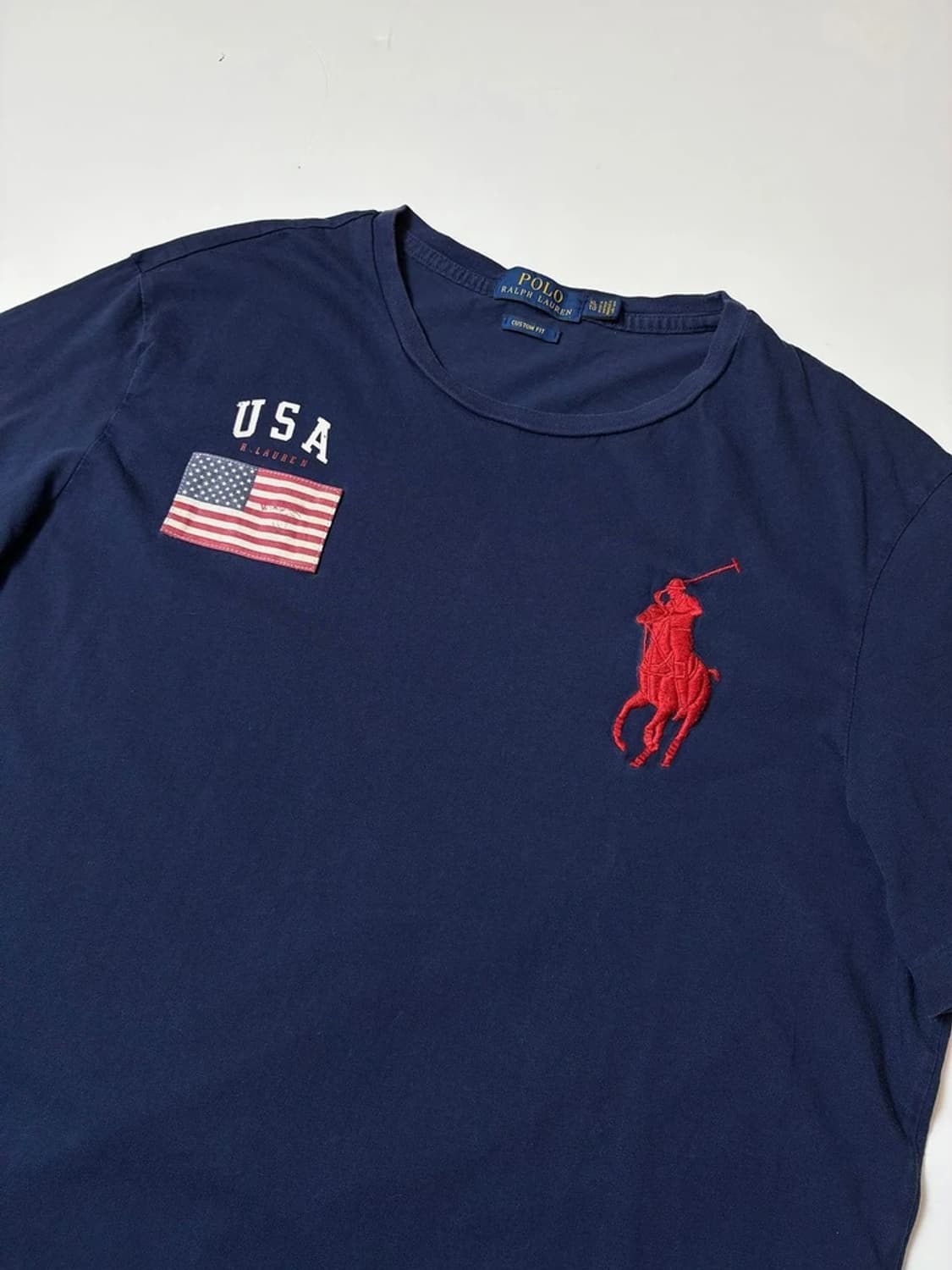 폴로 랄프로렌 빅포니 성조기 코튼 반팔 티셔츠 PN9677 상품이미지2