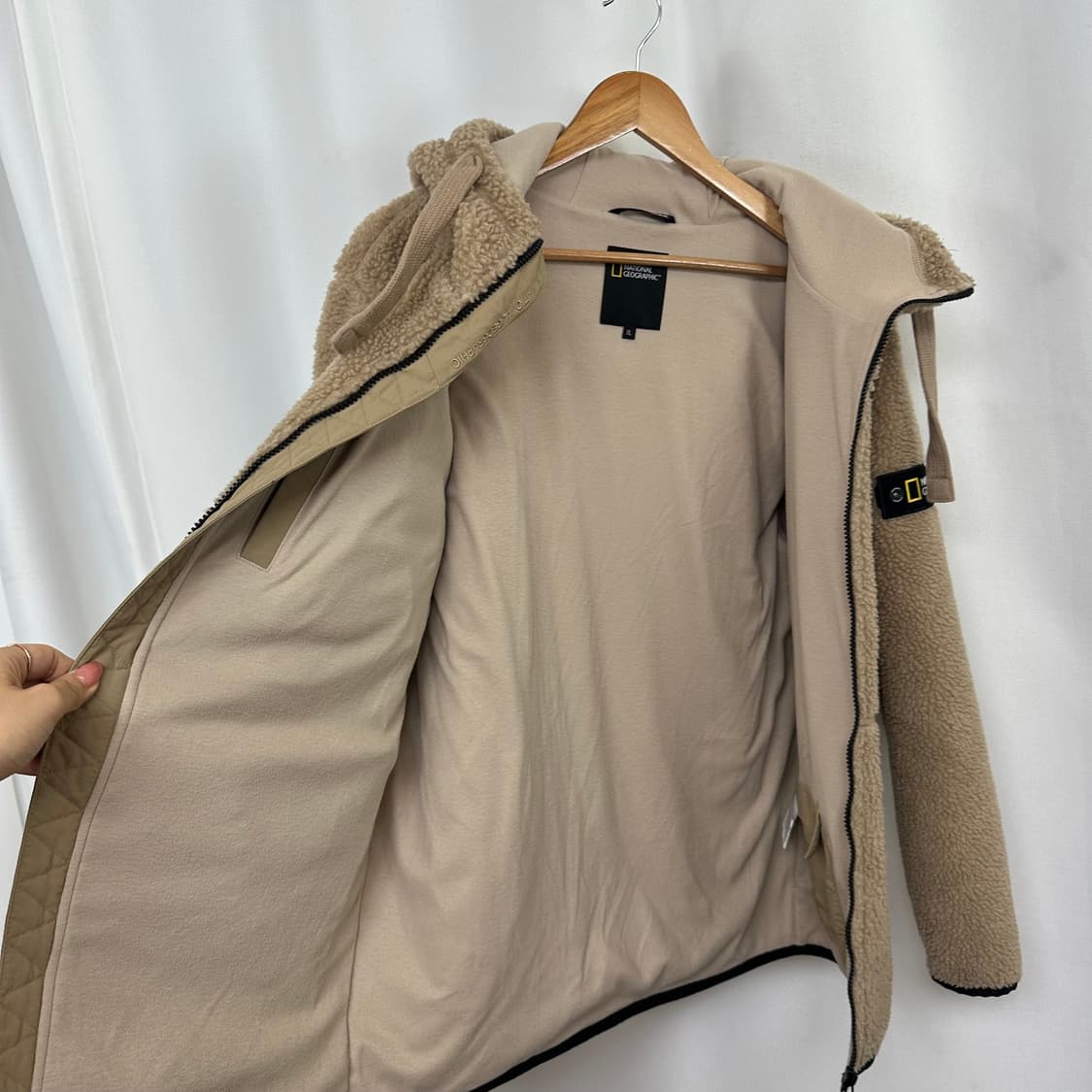 네셔널지오그래픽 남자 기모 후드집업 자켓 XL 105 상품이미지4