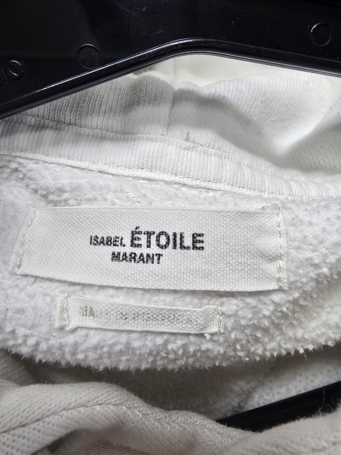 이자벨마랑 화이트 로고 후드티 (1537) 상품이미지4