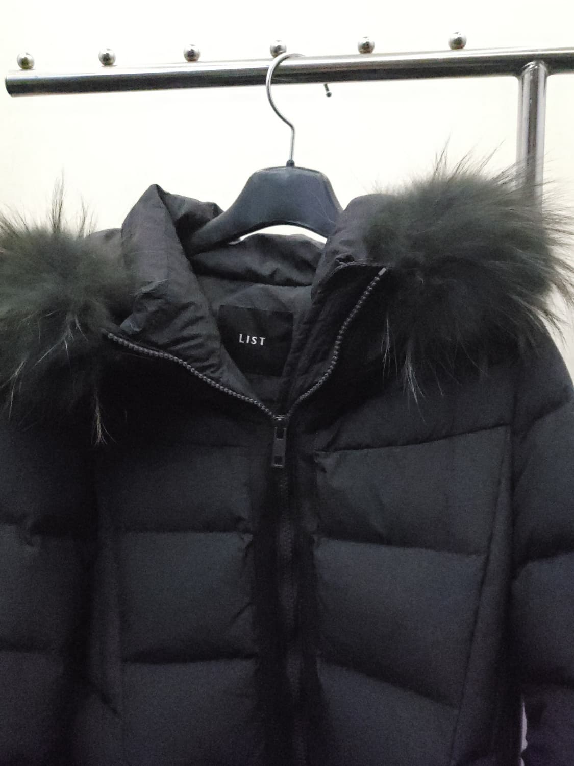 LIST 블랙 롱 패딩 m 상품이미지3