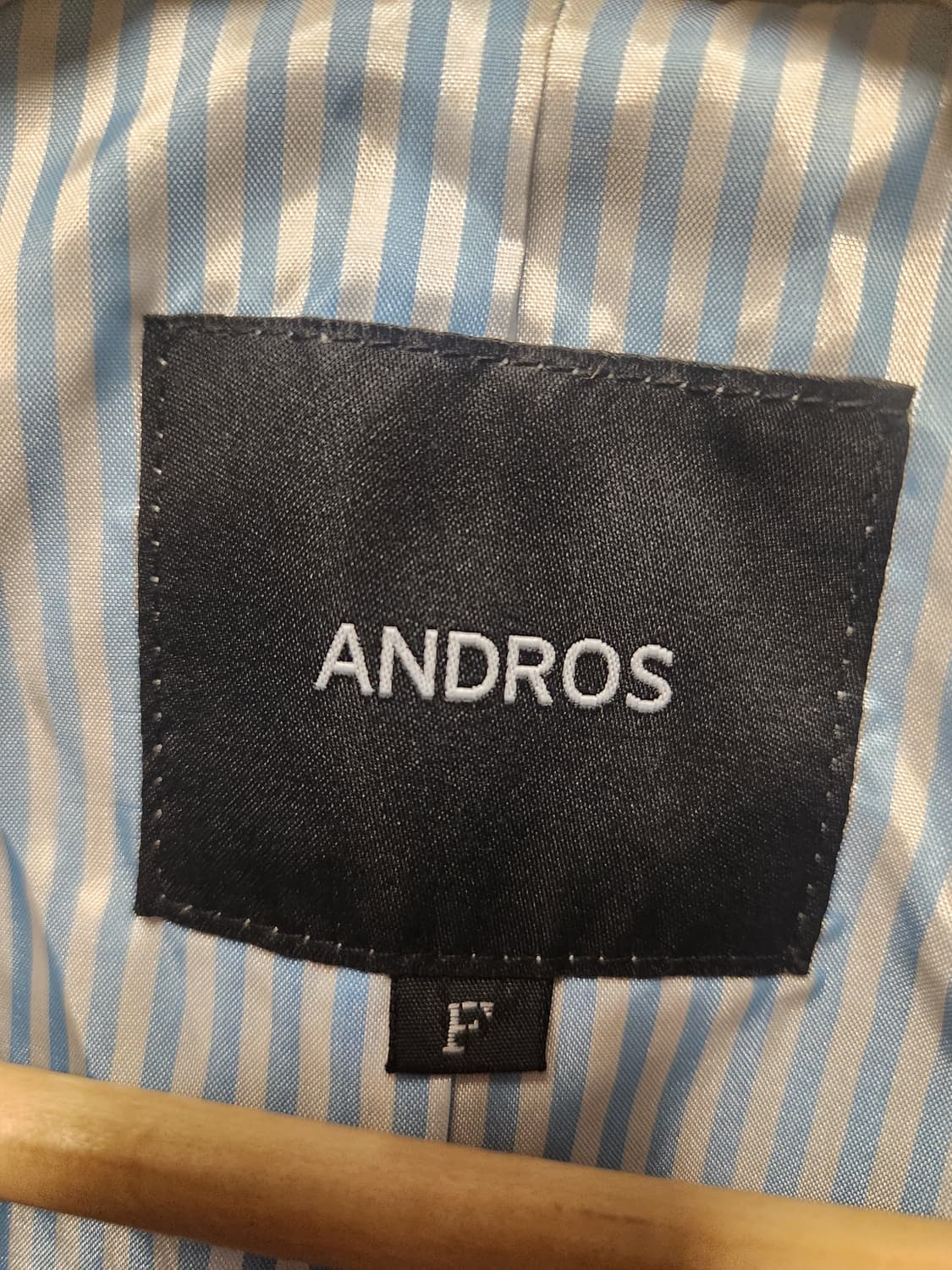 엔드로스(Andros) 이태리 가죽 블레이져 자켓(실측사이즈 확인) 상품이미지2