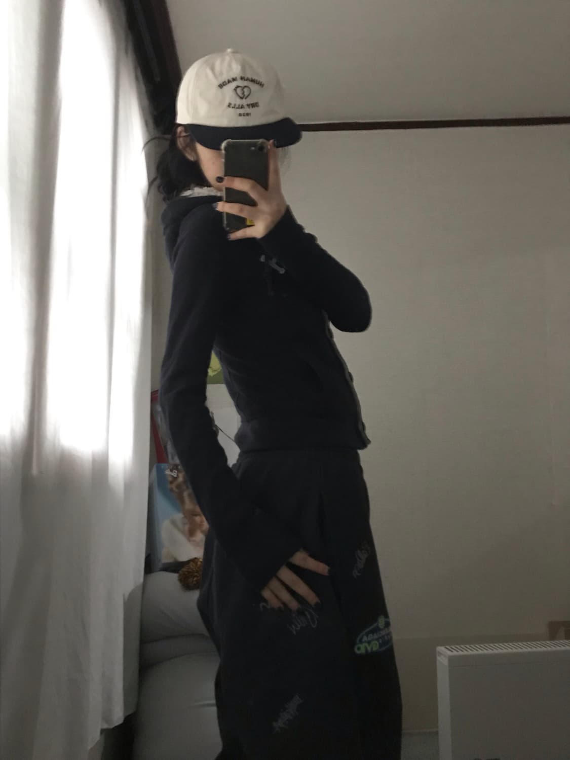 아베크롬비 네이비 버튼 후디 상품이미지3