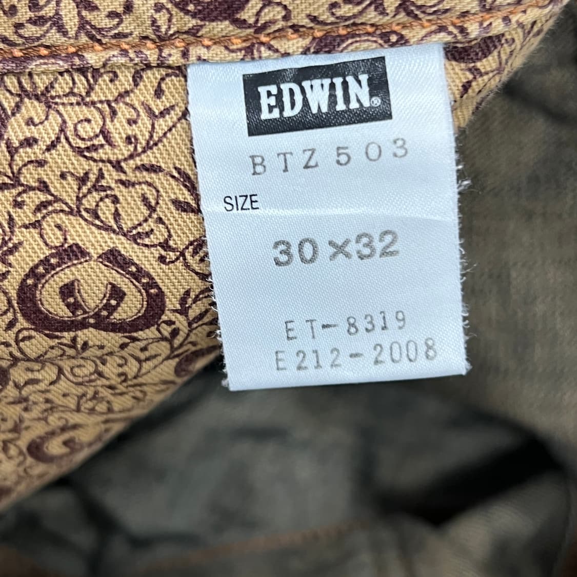 Edwin 에드윈 503 블루 트립 빈티지 워싱 데님 팬츠 30 상품이미지7