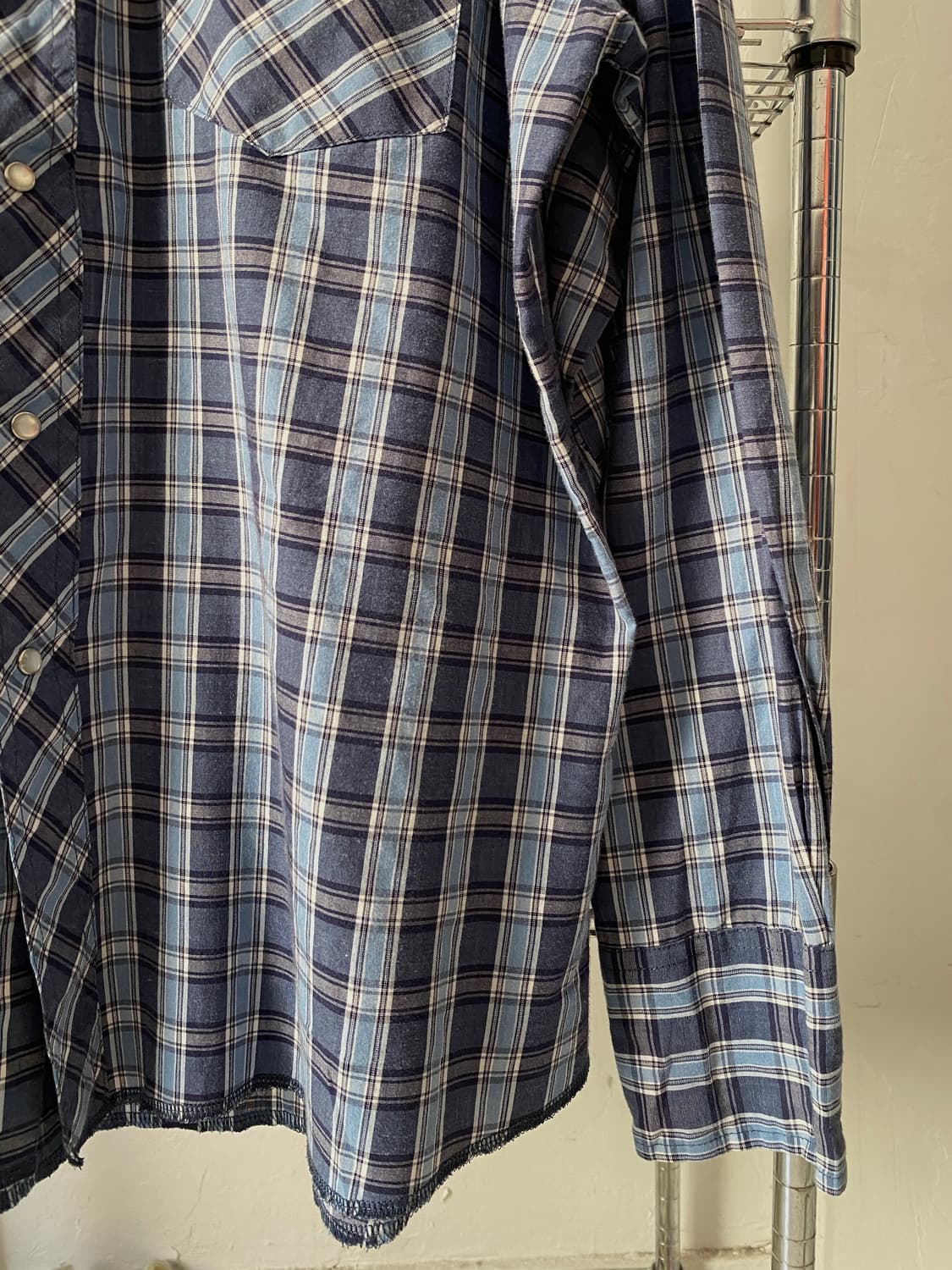 러슬러 체크 셔츠 (Man XL) AB1682 상품이미지3