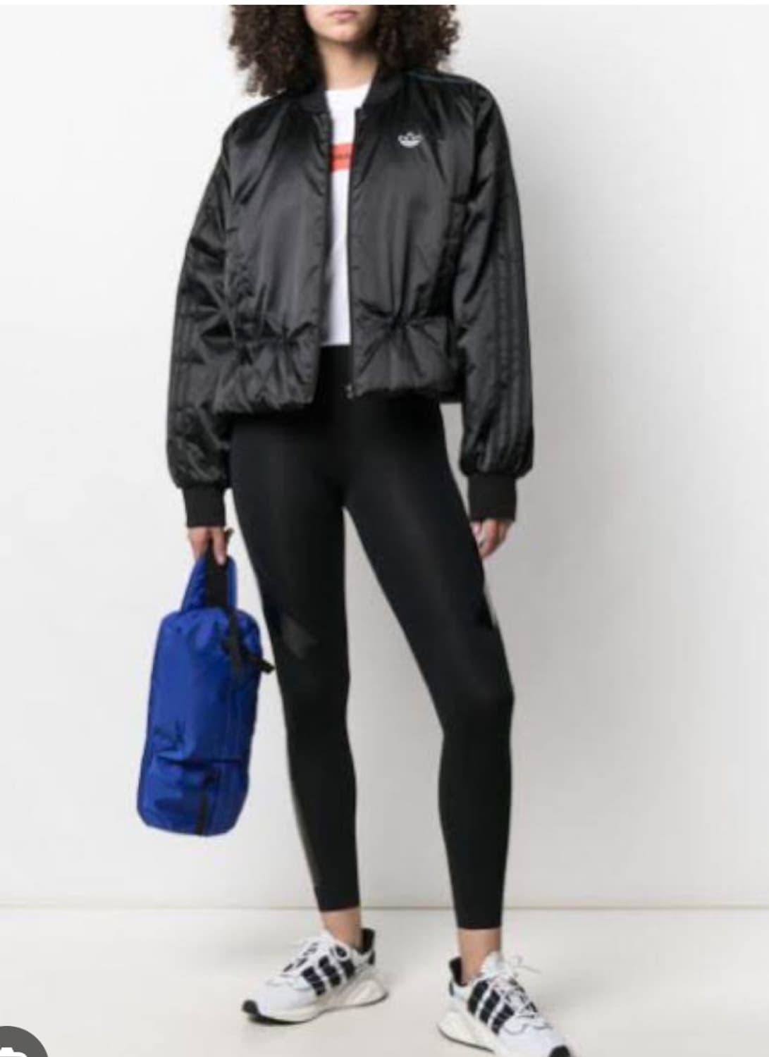 아디다스 블랙 봄버 패딩 자켓 상품이미지1