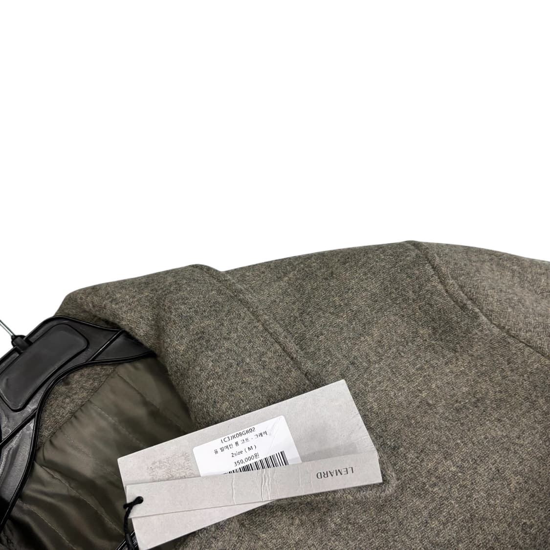 르마드 오버핏 울 발마칸 롱 코트 상품이미지3