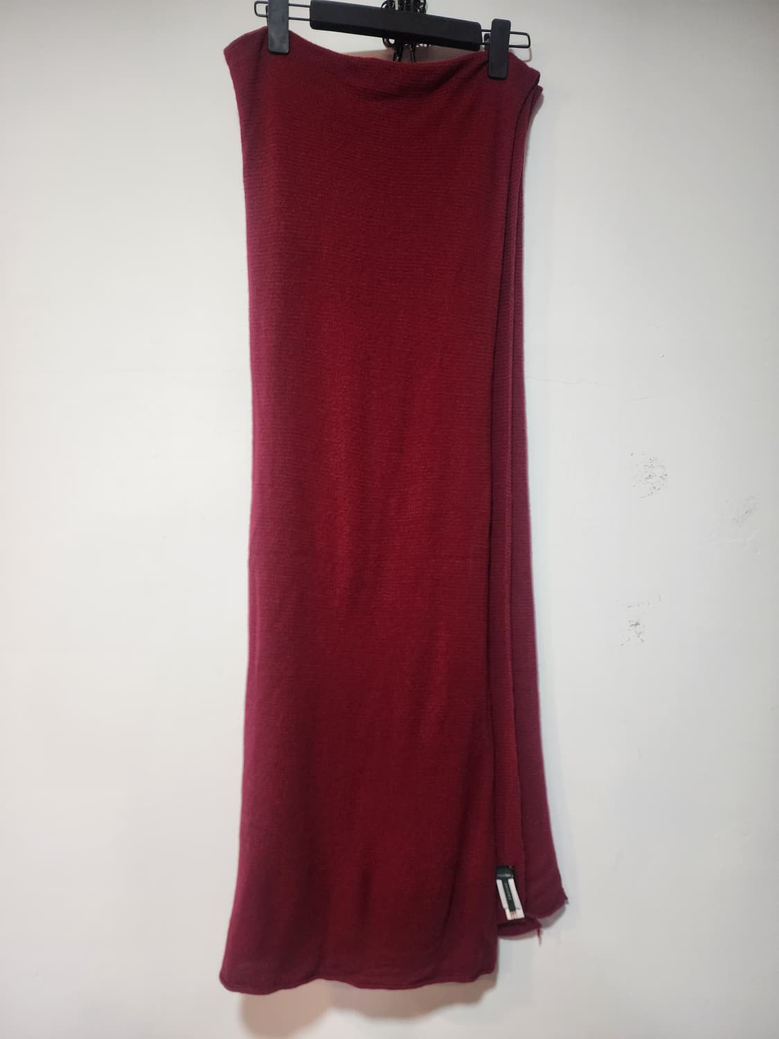 ZANONE 자노네 ALl 캐시미어 롱 머플러 버건디 공용 상품이미지1