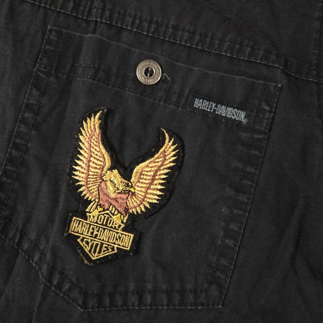 할리데이비슨 페어리 헤비코튼 반팔 셔츠 M 상품이미지4