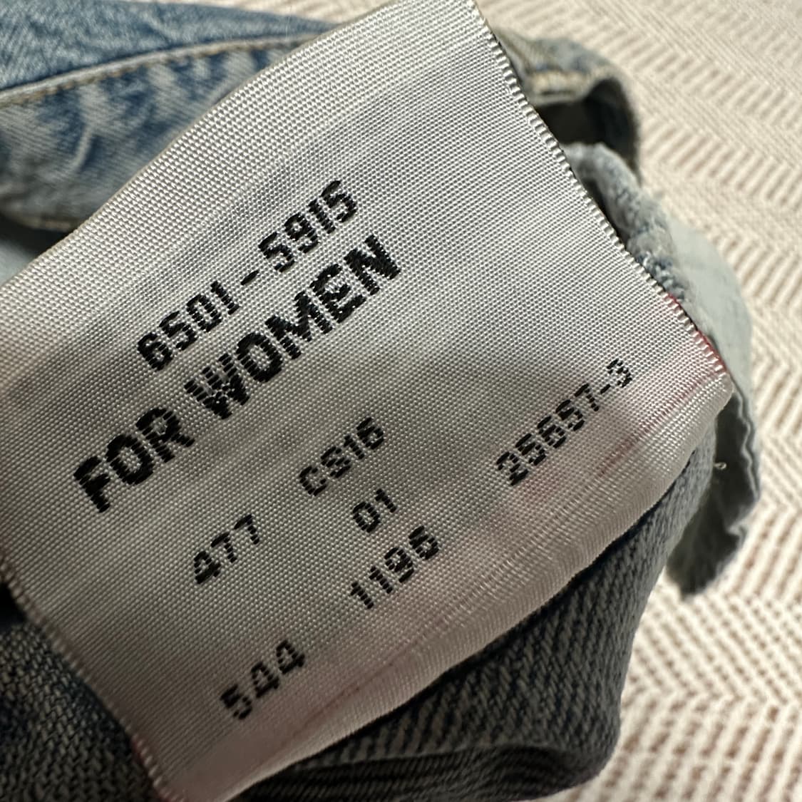 LEVI'S 501 90's usa made women jeans 상품이미지4