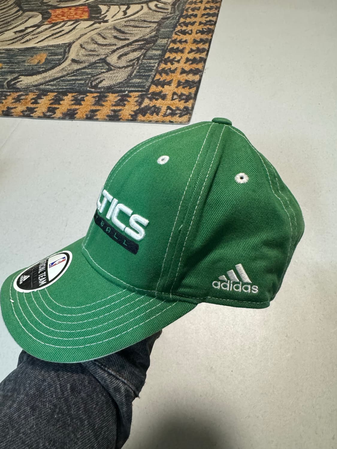 아디다스 nba 셀틱 빈티지 농구팀 볼캡 모자 스냅백 그린 트러커캡 상품이미지2
