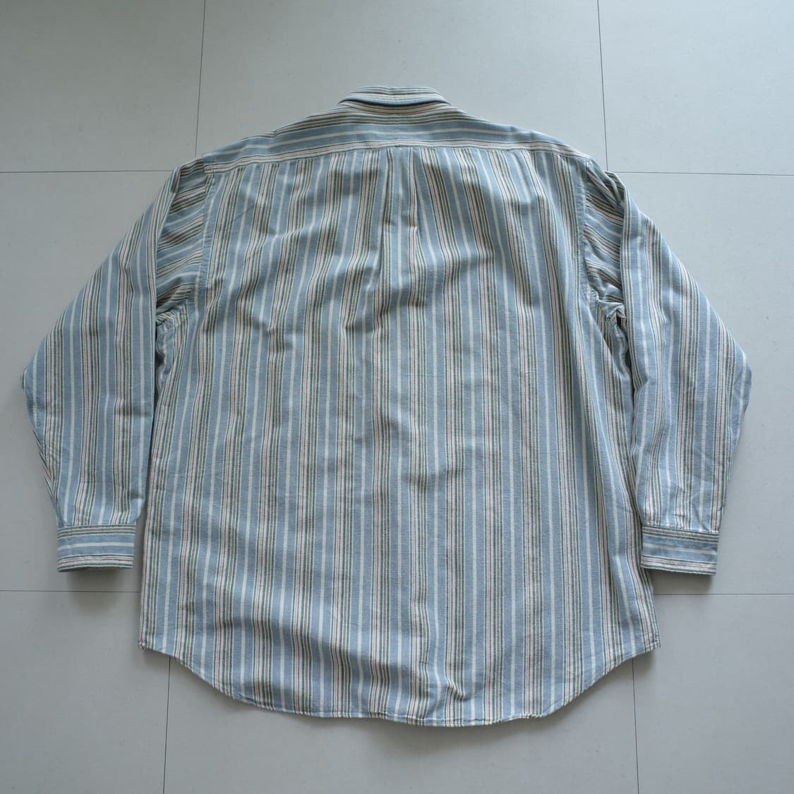 90s 폴로 랄프로렌 빅셔츠 스트라이프 옥스포드 셔츠 (L) 상품이미지6