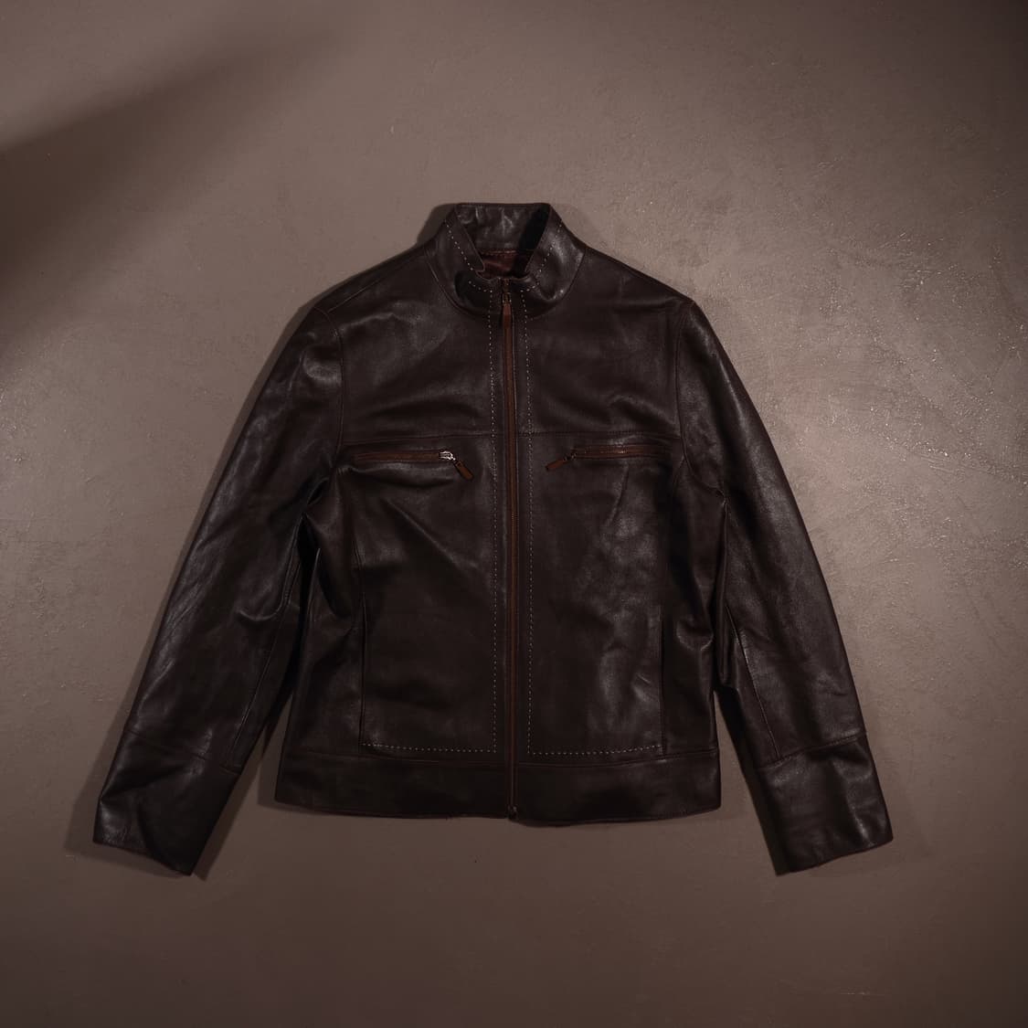 VINTAGE WESTERN LEATHER JACKET 상품이미지1