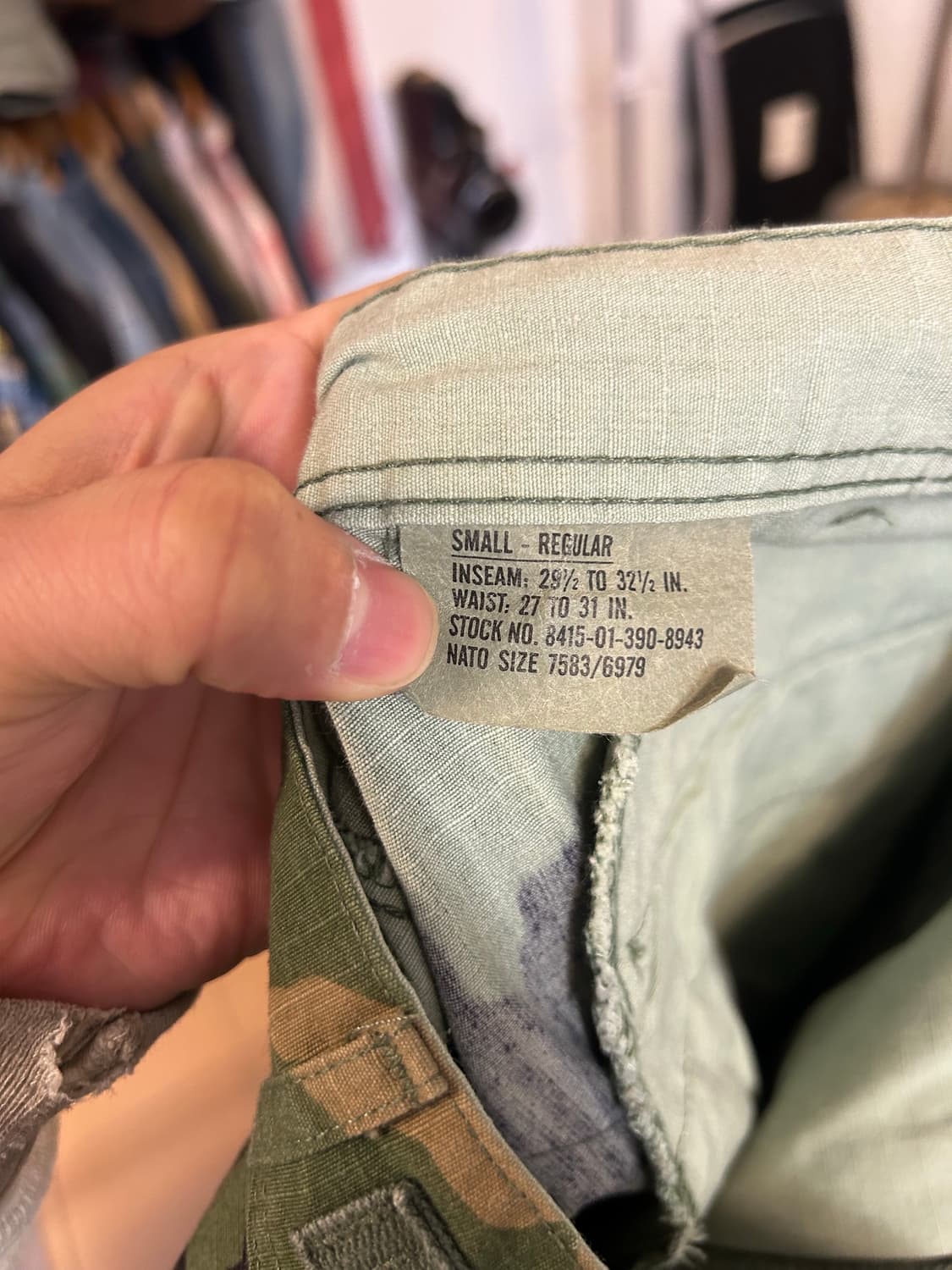 오리지널 우드랜드BDU팬츠 S/R 상품이미지5