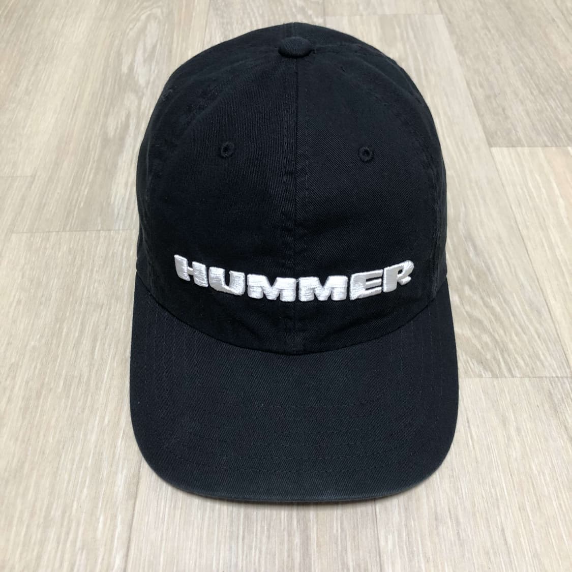 (ONE SIZE) 험머 HUMMER OG 로고 솔리드 볼캡 블랙 모자 상품이미지1