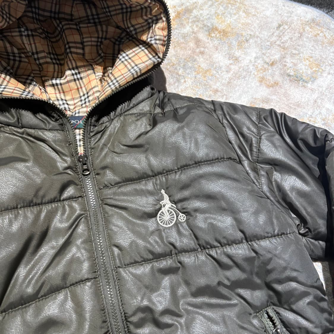 빈폴 빈티지 후드패딩 자켓 상품이미지3