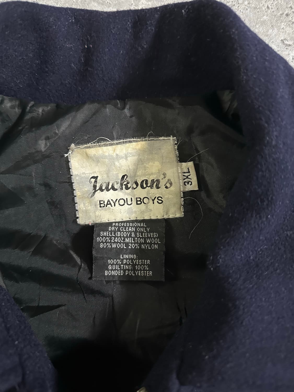 Jackson's 바시티 자켓 네이비 3XL 상품이미지6