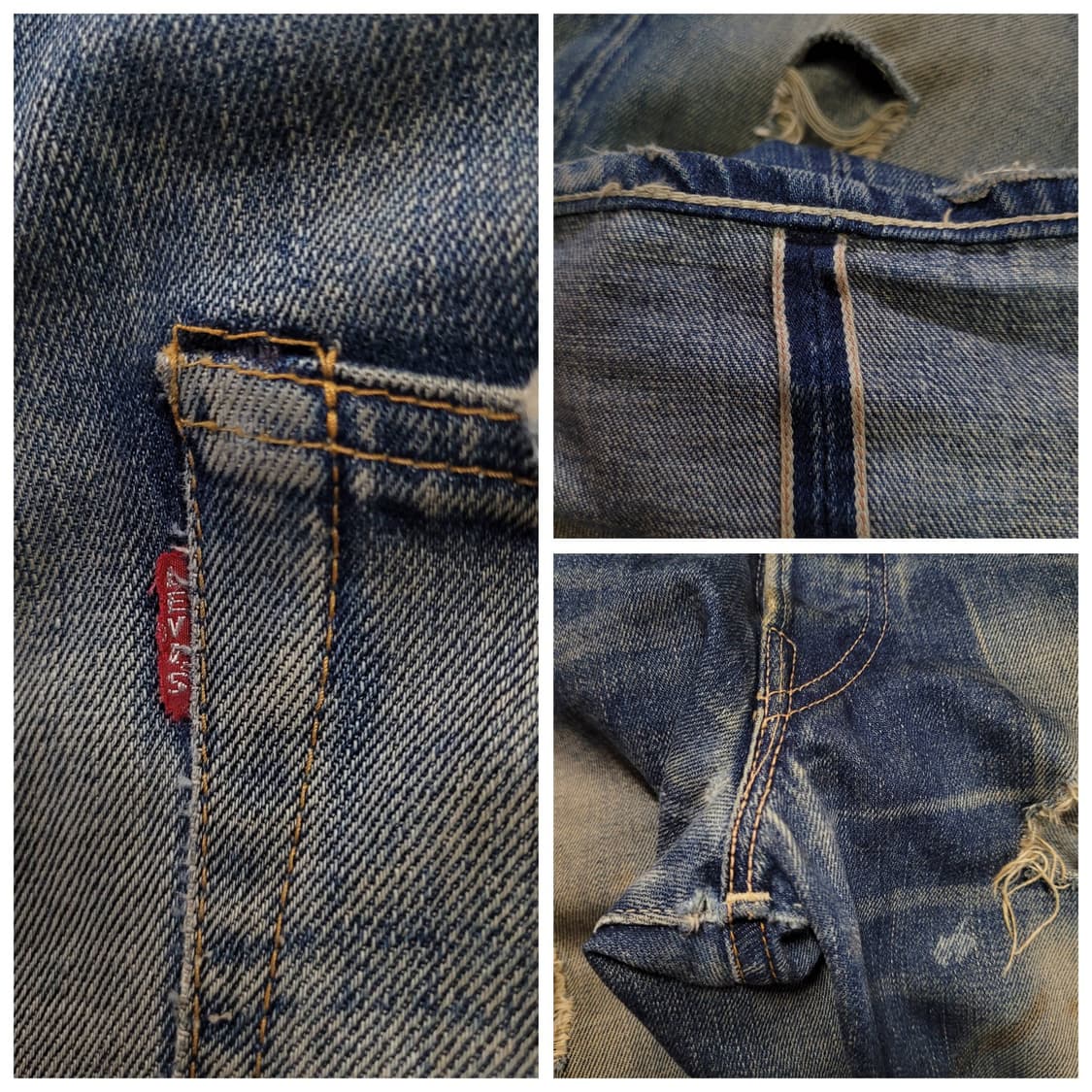 Levis 리바이스 LVC 일판 55501 빅E 아카이브 셀비지 팬츠  상품이미지7