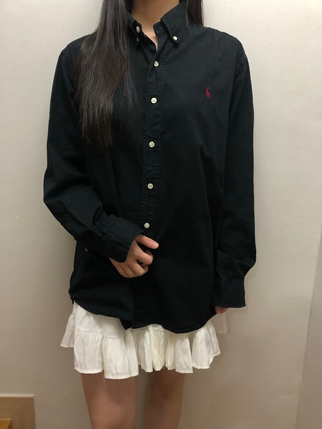 빈티지 블랙 폴로 셔츠 상품이미지4