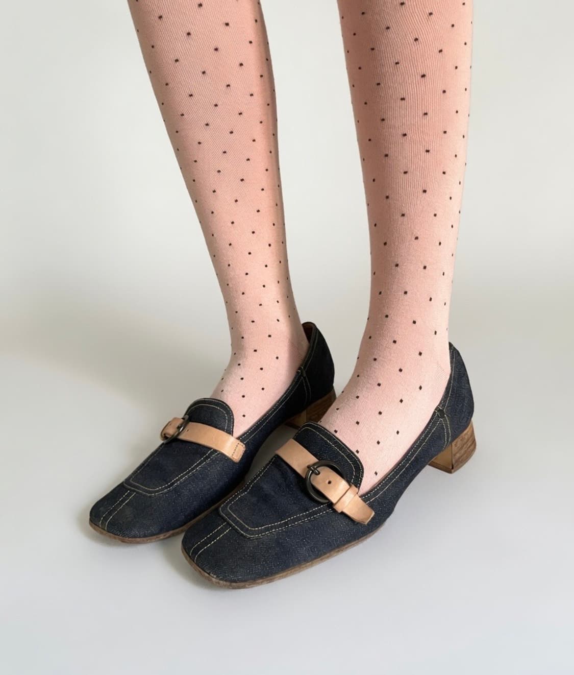 미우미우 00s 스퀘어 토 버클 로퍼 상품이미지3