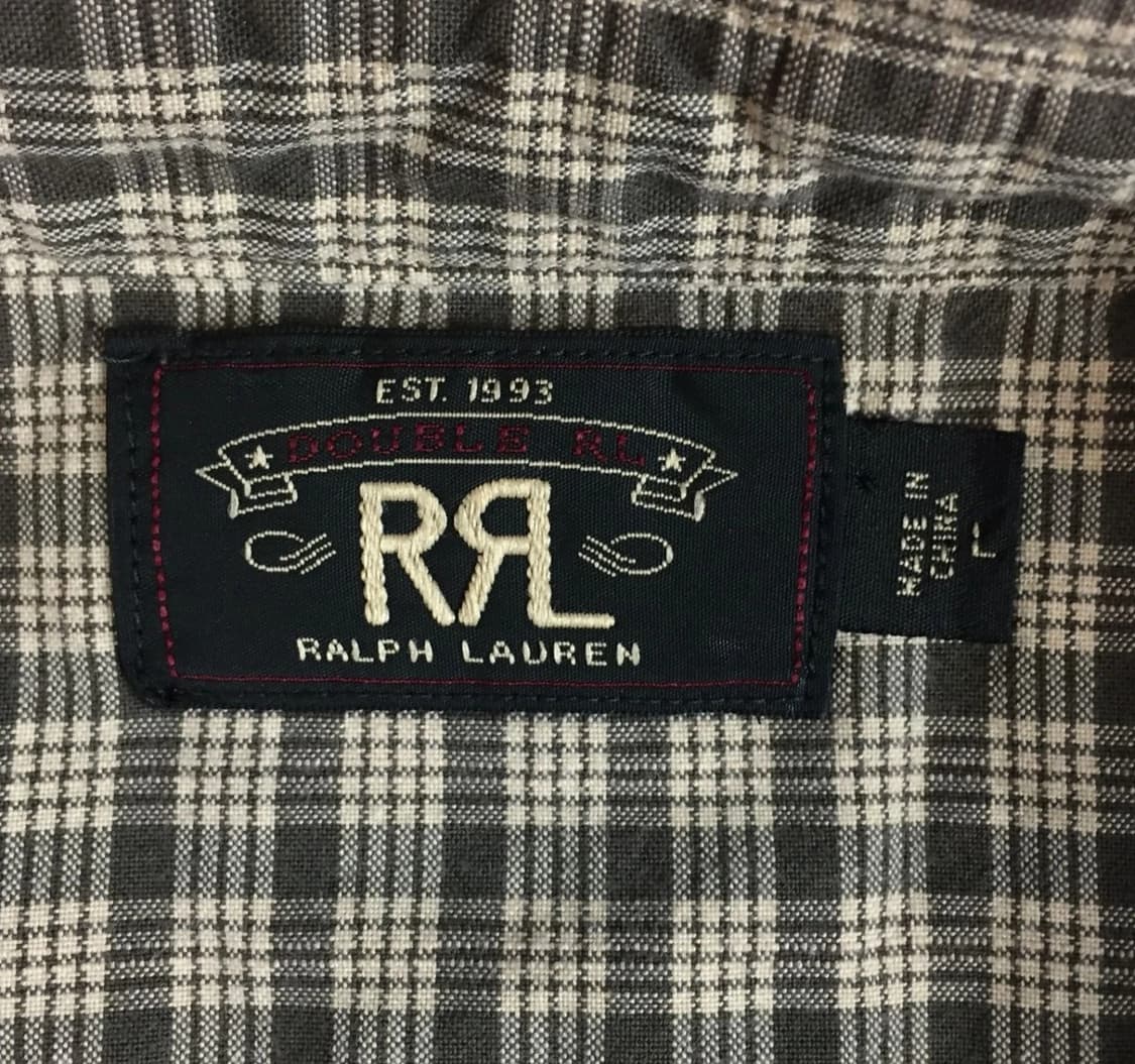 RRL 더블알엘 플레이드 트윌 워크셔츠 상품이미지4