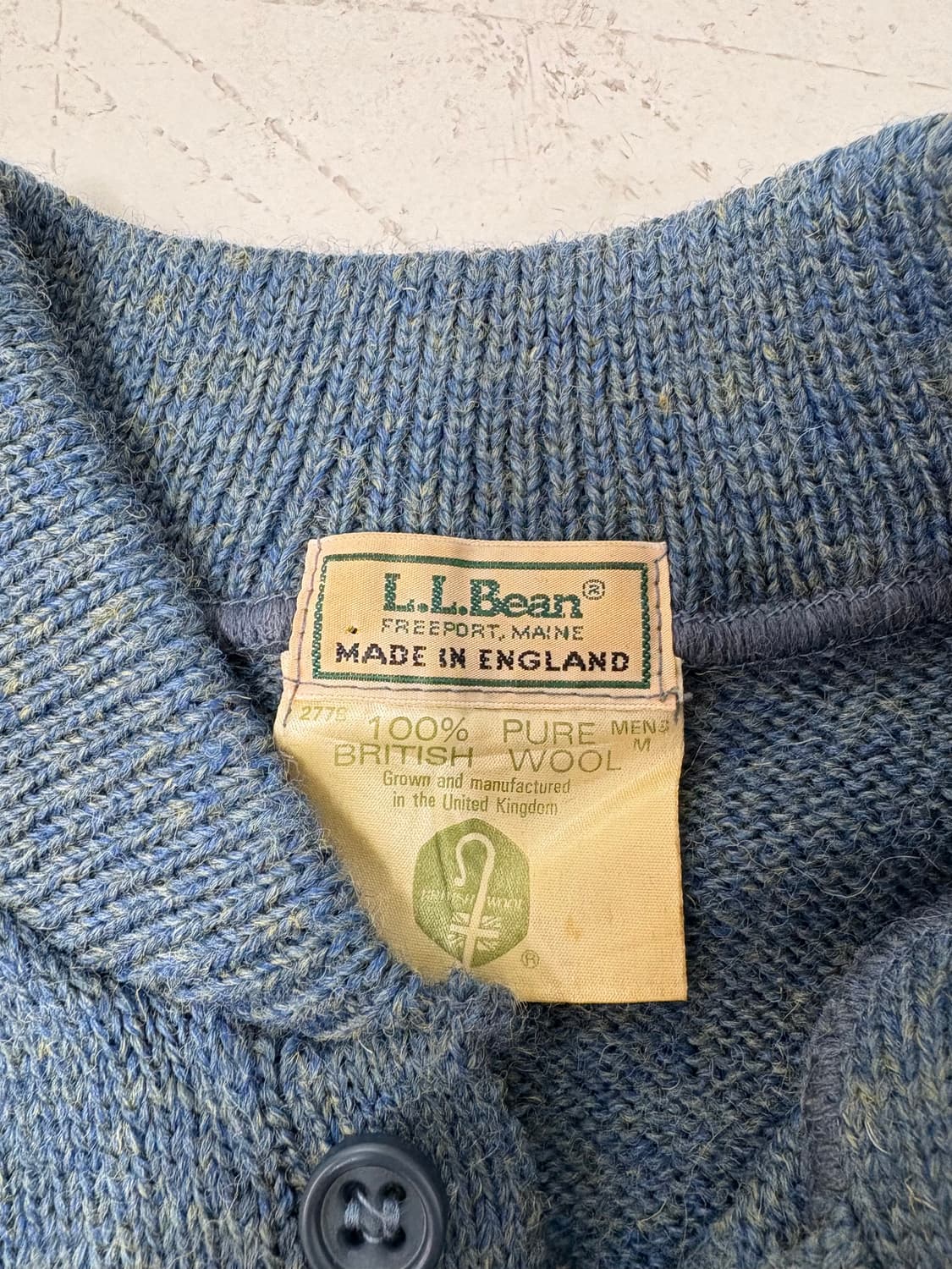 80‘s LL Bean British wool Sweater. 상품이미지3