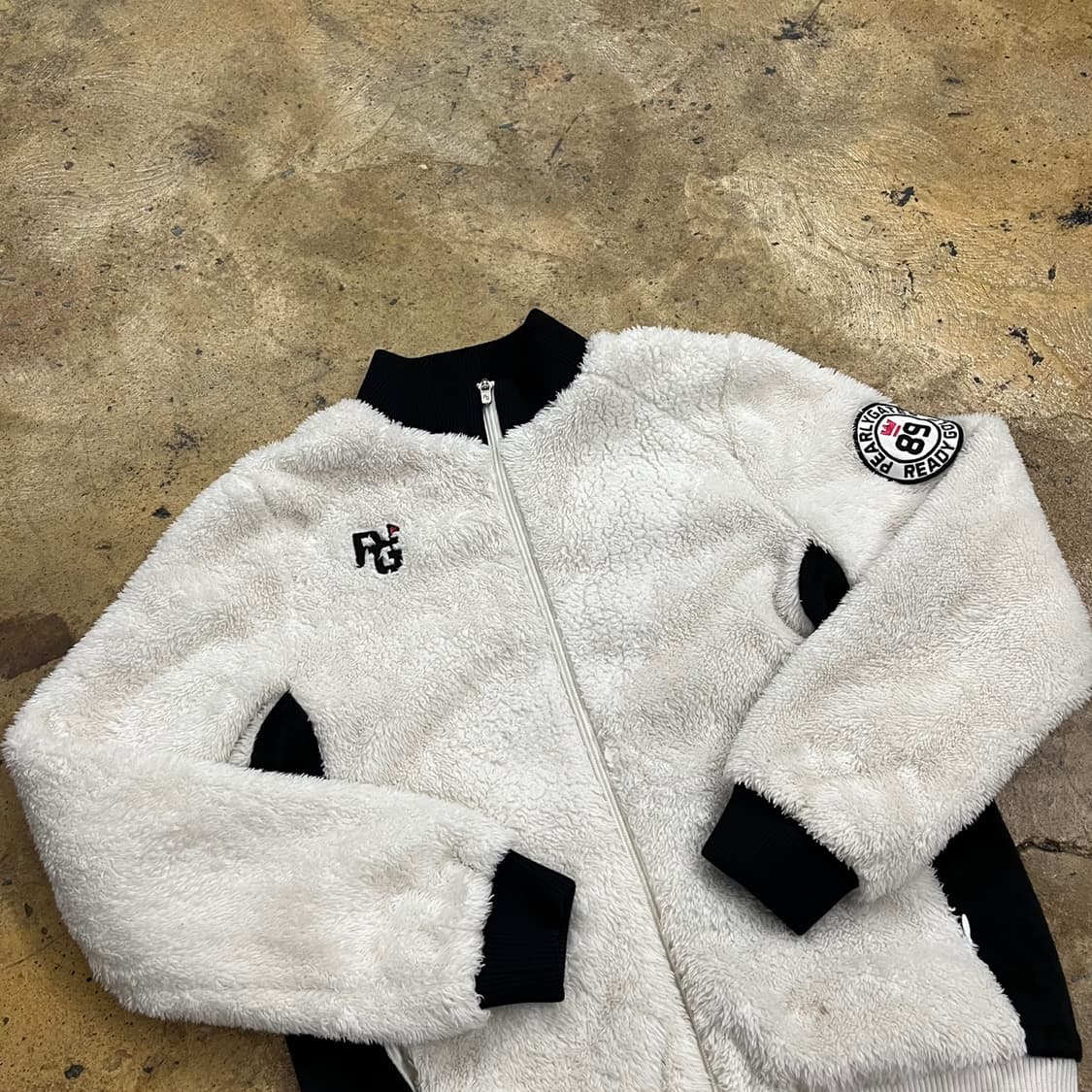 [정품/1] 파리게이츠 뽀글이 플리스 자켓 b14 상품이미지1