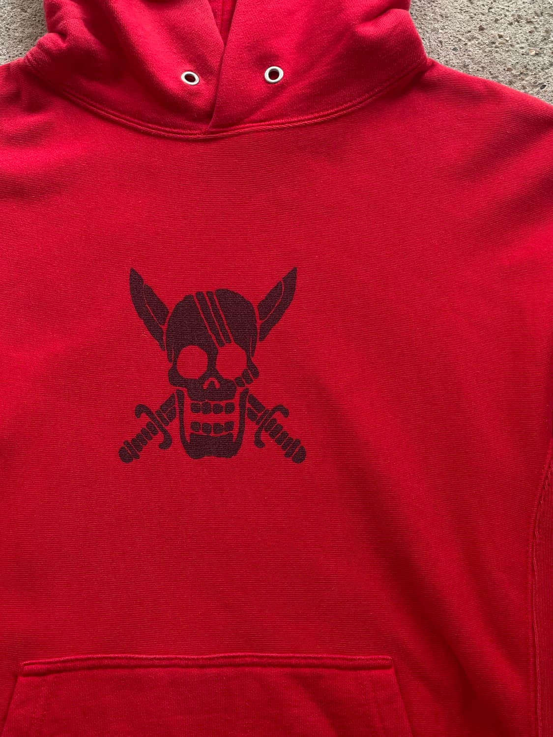 skull red hoody 상품이미지2