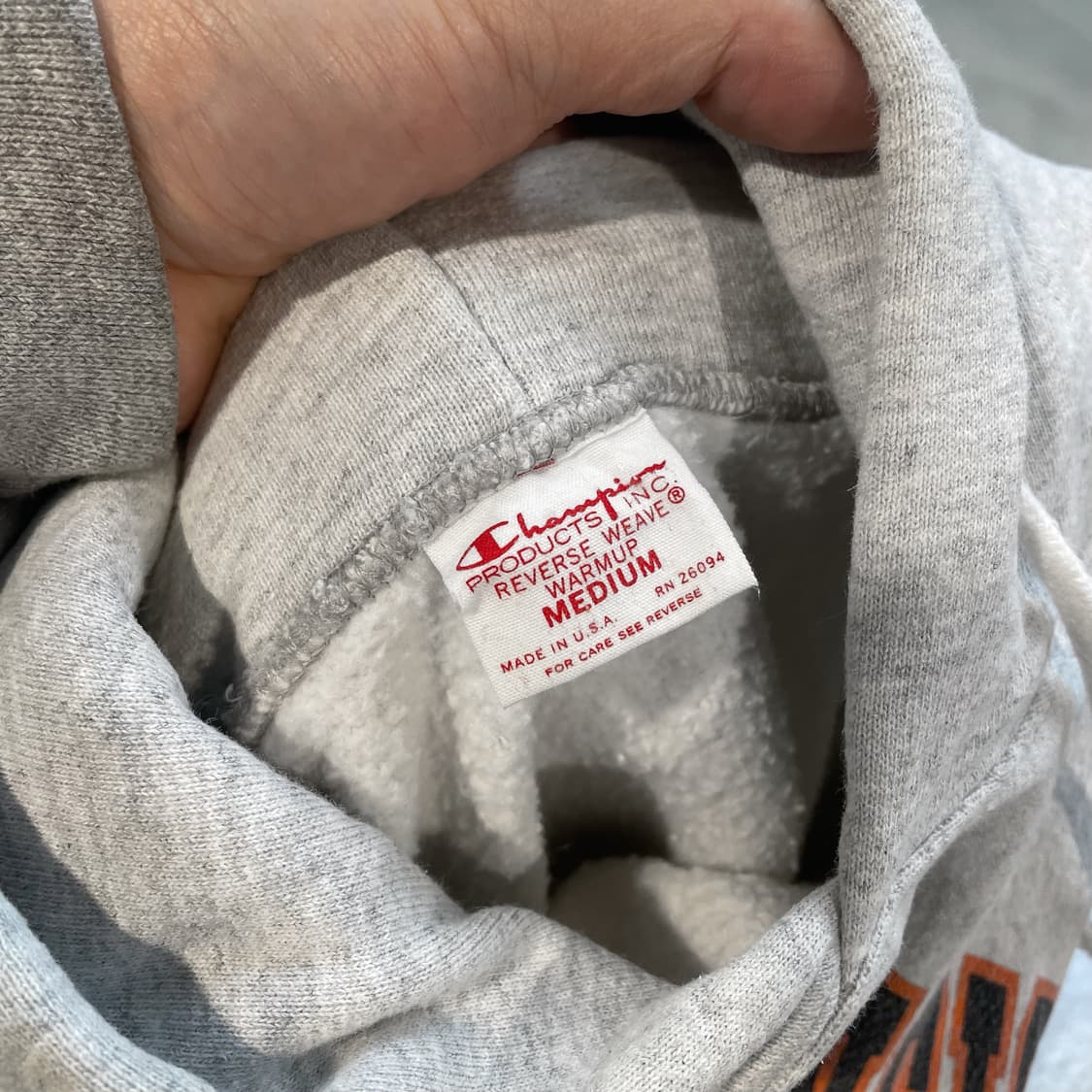 챔피온 Made USA 레드택 후드스웻 상품이미지5