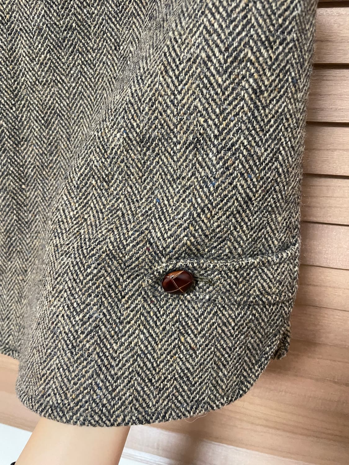 LL Bean 엘엘빈 헤링본 울 베스트 상품이미지6