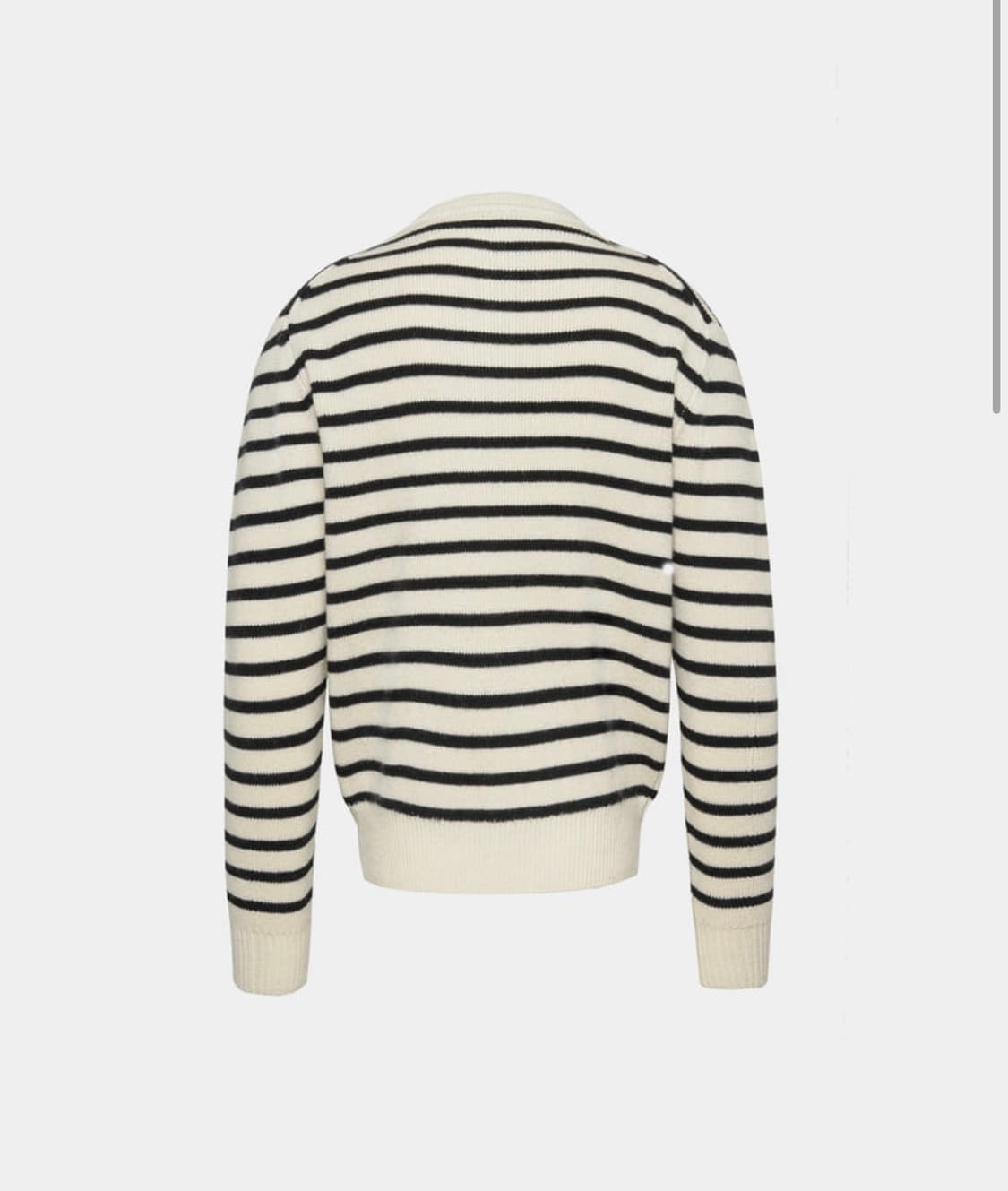 [새상품] 노이스 울 헨리넥 스트라이프 니트 L사이즈 상품이미지3