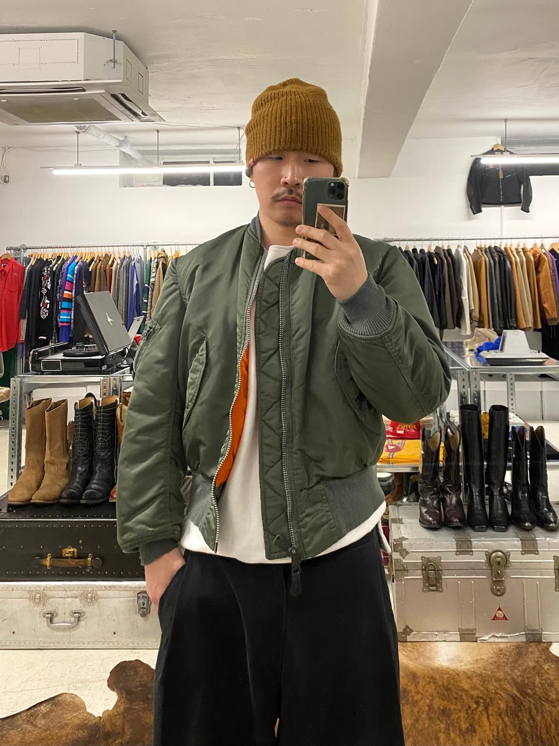 80~90s ALPHA INDUSTRIES ma-1 80~90년대 알파 상품이미지1