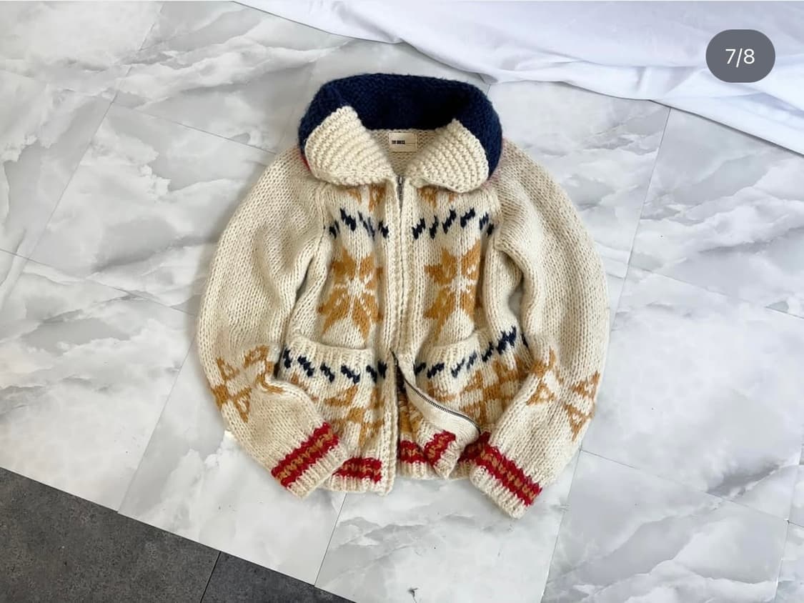 스트라이프 쭉티, 여우털베스트, 코위찬, 데님스커트 상품이미지7