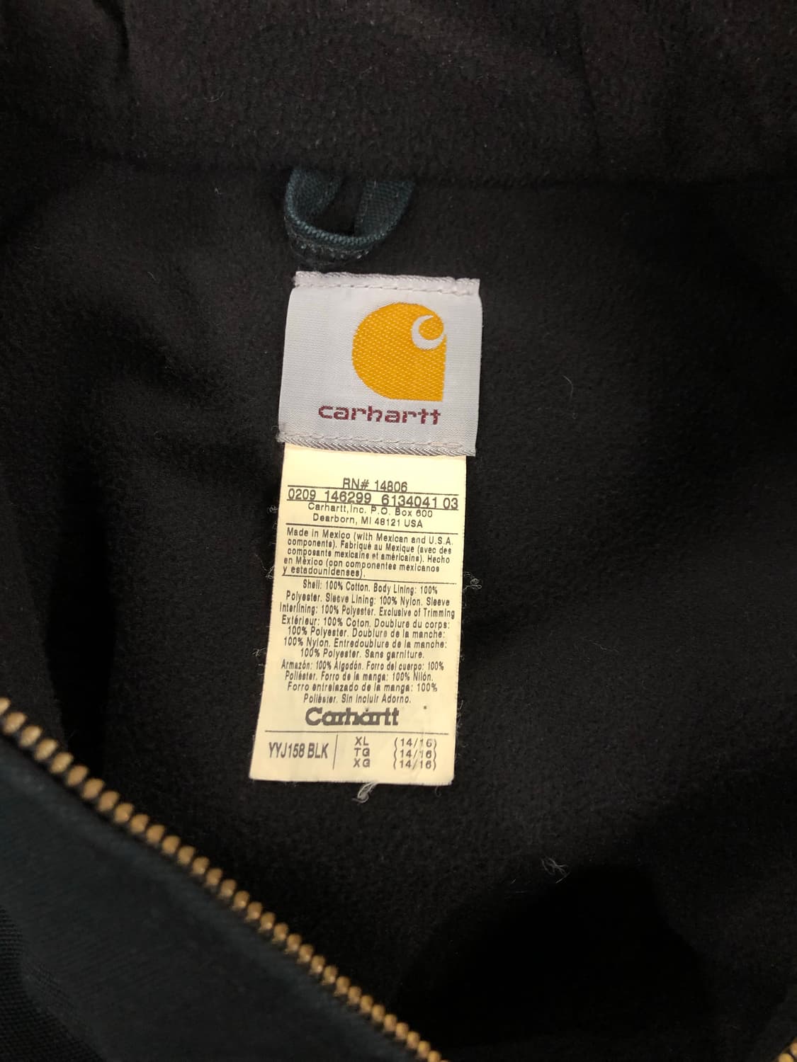 칼하트 액티브 후드 자켓 상품이미지3