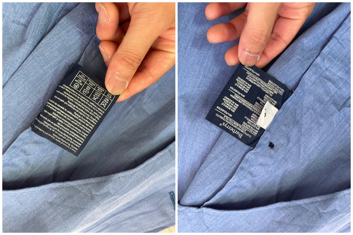 Burberry 버버리 샴브레이 블루 트렌치 코트 상품이미지6