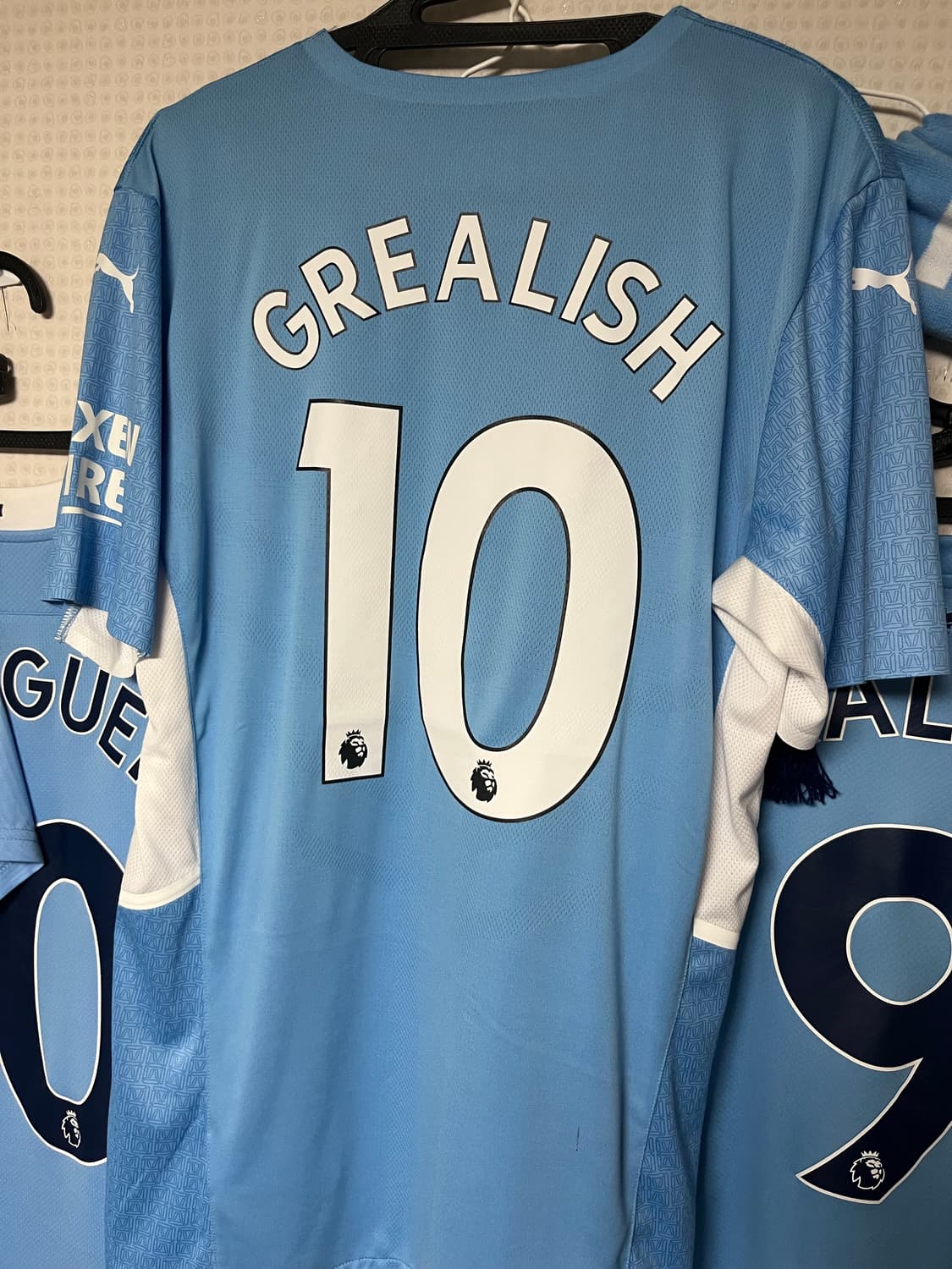 맨체스터 시티 21-22 시즌 그릴리시 어센틱 유니폼 상품이미지1