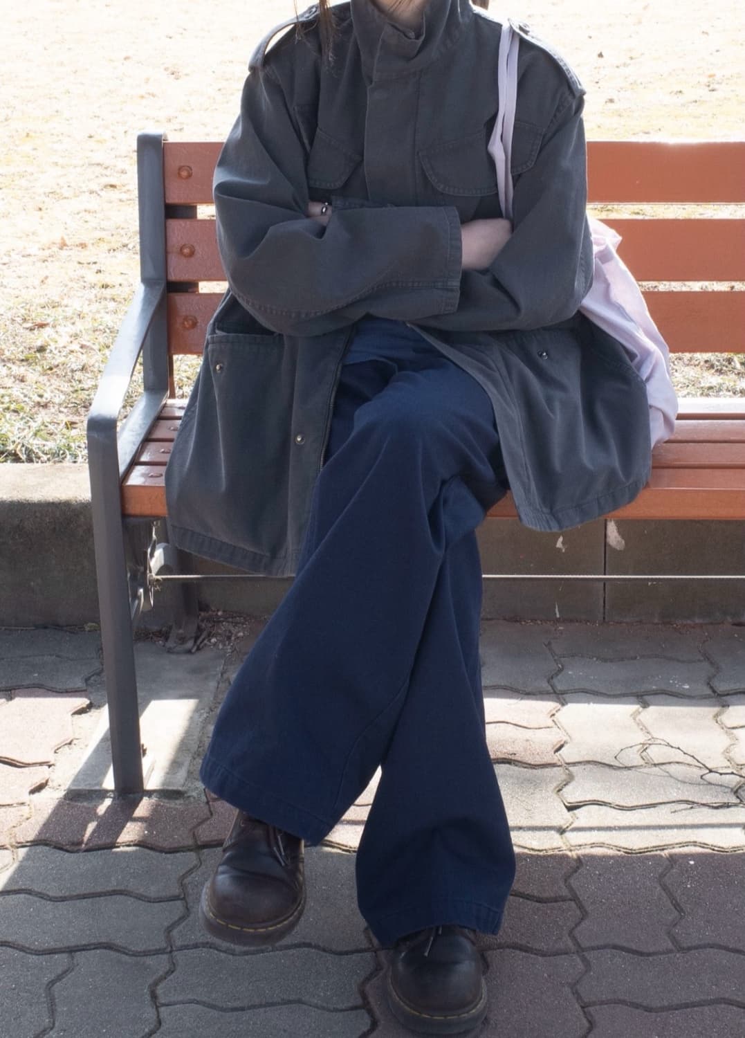 Washed Military Jacket (Dark gray) 상품이미지1