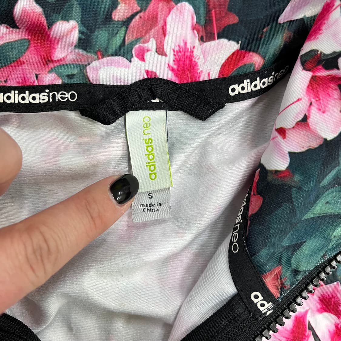 S 아디다스 플라워 트랙탑 져지 집업 0130M2 상품이미지2